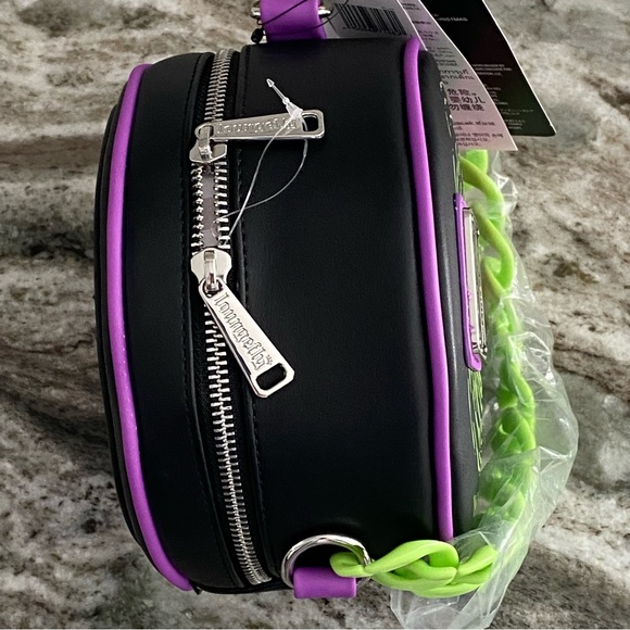 Loungefly Disney Parks Oogie Boogie Glow in the Dark Crossbody Purse - Picture 9 of 12